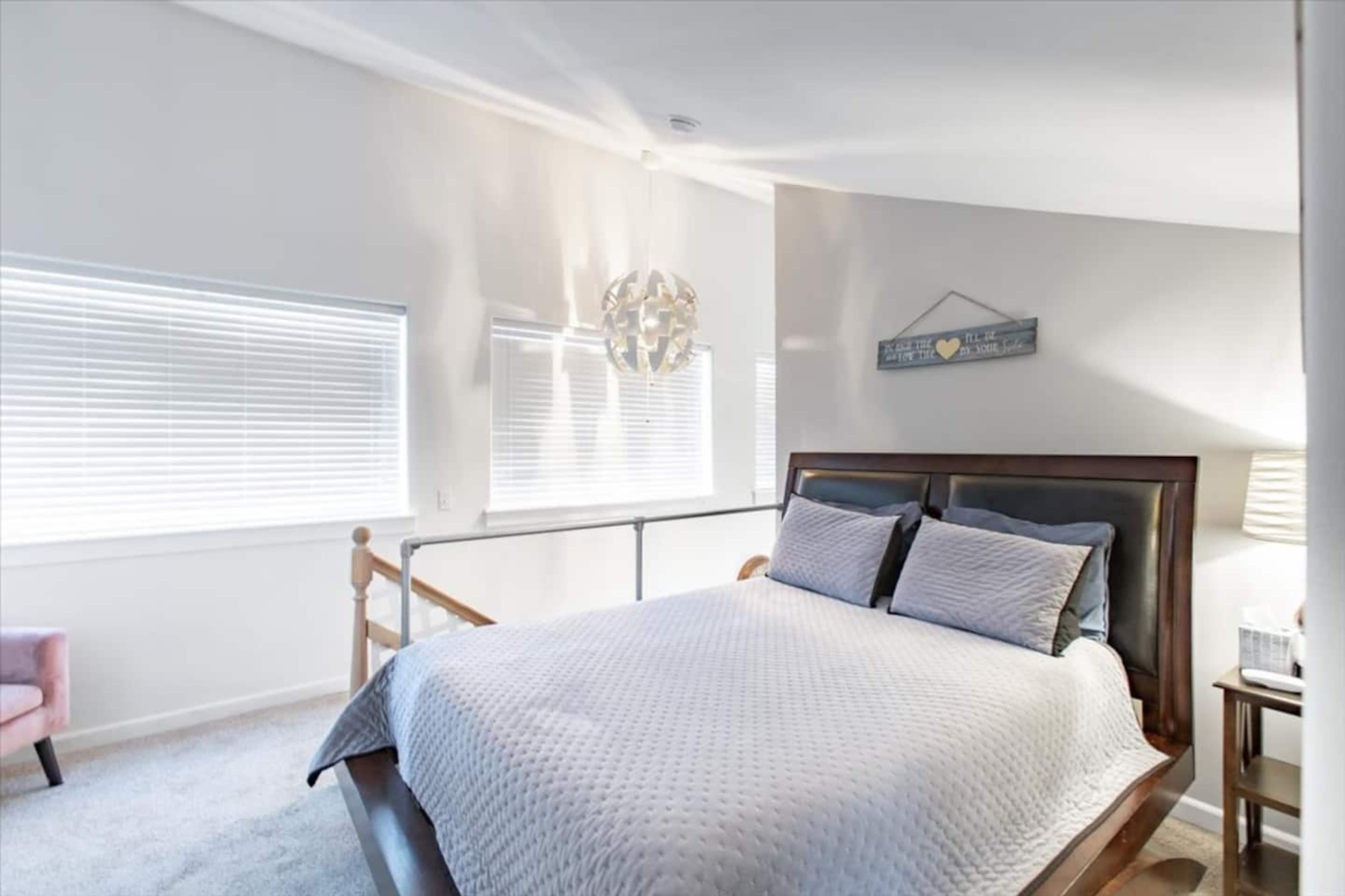 Bedroom at Caswell Cabin